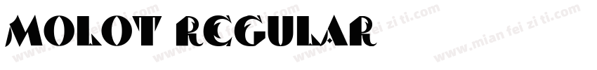 Molot Regular字体转换
